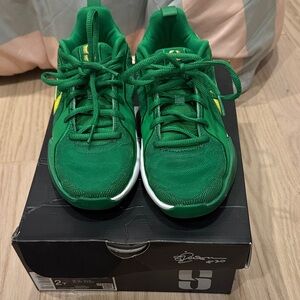 Green and Yellow Sabrina Sneakers